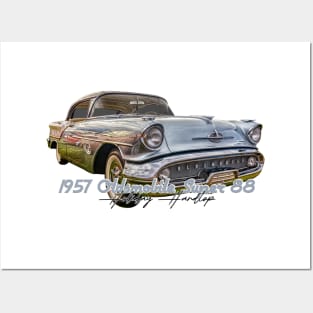 1957 Oldsmobile Super 88 Holiday Hardtop Posters and Art